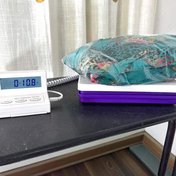 Sheer Strapless Maxi Dress Fire L Teal Pink Paisley Babydoll Fairycore Ethereal - Picture 8 of 9